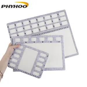 3-Piece Beading Mat Set – Large/Medium/Small Plant Velvet Bead Design Mats for Jewelry Making