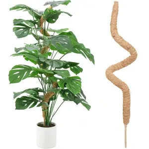 2 Pack Moss Pole, 28 Inch Bendable Moss Pole for Plants, Monstera, Climbing Plants, Indoor Coir Plant Pole Sticks, Potted Plants, Pothos, Philodendron