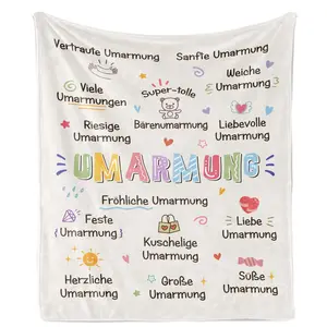 1PC German, best friend hug blanket gift, birthday gift for girlfriend, relaxation gift for women, gifts for women, sisters, encouragement gift blanket