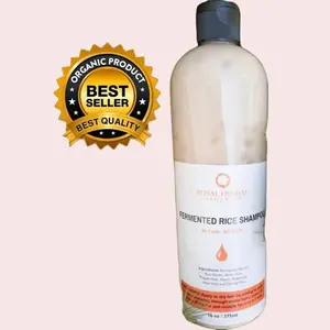 Fermented Rice Hair  Growth Shampoo for Bald Spots & Hard-to-Grow Hair Haircare Aloe Rosemary Peppermint Conditioner Repair Organic