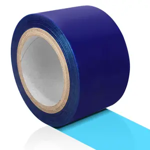 Self Adhesive Surface Protective Film/Tape – 2.76in x 328ft, Blue Scratch Film Roll Universal for Motorcycle Installations, Painting, Removals, and Transport