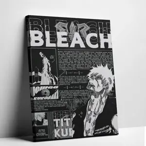 Manga Wall Ichigo Kurosaki Manga PosterMust-Have for Bleach Enthusiasts Art