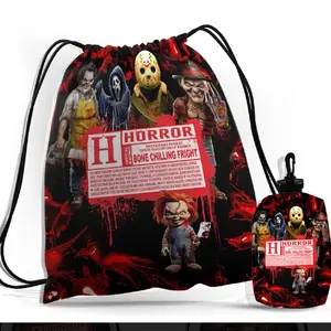 Slasher Drawstring Bag-Horror Disclaimer
