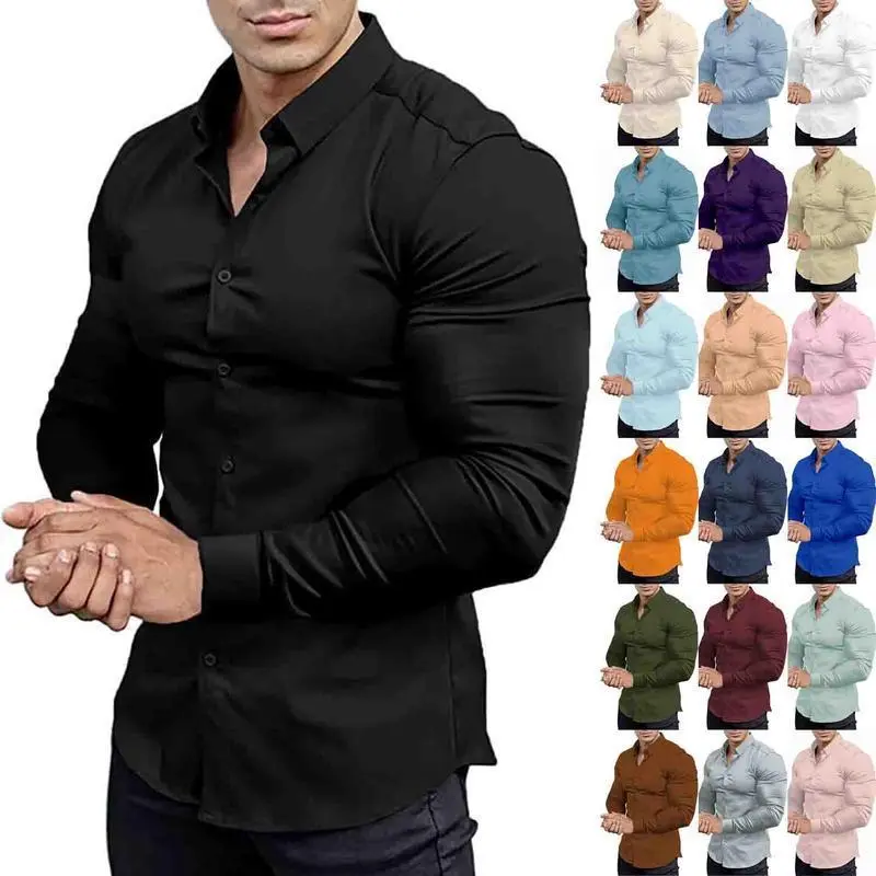 athletic fit dress shirts - TikTok Shop