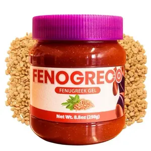All Natural Fenugreek Gel Gel De Fenogreco Infused with real fenugreek seeds - Natual, No Aditivos, Con Semillas Reales De Fenogreco. 8.8oz (250gr) -