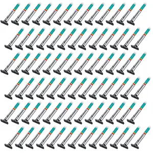 80 Packs Tyre Tread Depth Gauge Color Coded Tire Depth Gauge Tool Tire Tread Accurate Measurement Tools