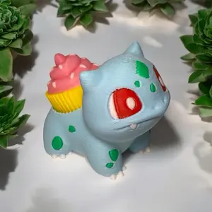 Bulbasaur fidget clicker | 3D printed