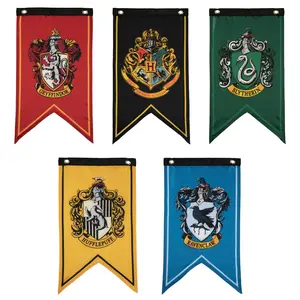 Harry Potter Wizarding House Banner Flag Set (12'' x 20'')