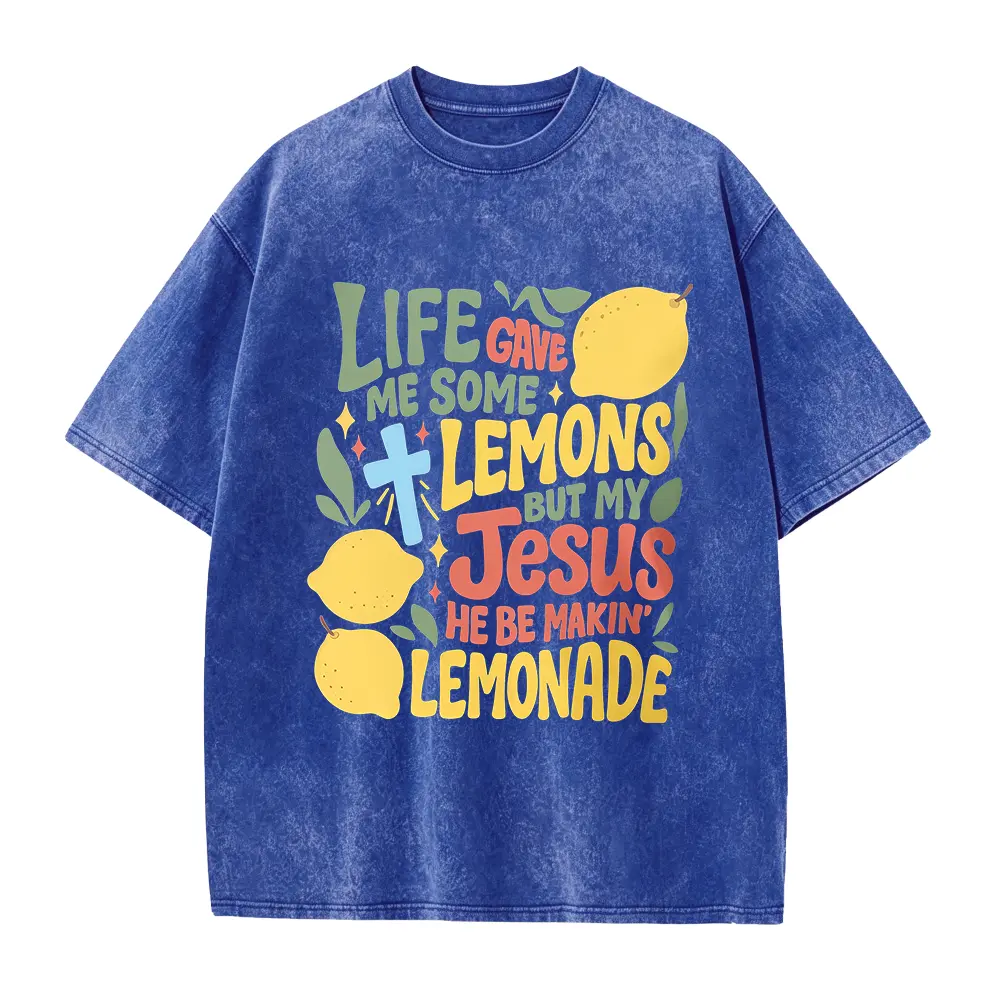 Lemonade Jesus T-Shirt, Christian Apparel, Forrest Frank Fan, Life Gave Me Lemons, Faith Based Shirt