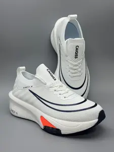 Unisex Fluorescent Air Cushion Racing Sports Shoes Running Athletic Shoes Sporty Running Shoes Knit Upper Professional Style Night Running/Advanced Training - KnitAirCushion,BreathableAnti-SlipLightweightShockAbsorption