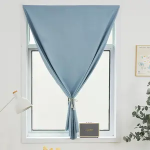 1 Piece No-Drill Magic Tape Full Light Block Curtain, Self-Adhesive Window Cover for Dorms, Rental Houses, Bedrooms, Balconies