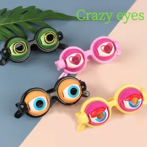 Crazy Eyes Fun and Quirky Glasses for Children Creative Prank Toy Ideal Easter Christmas Birthday Gift Novelty Funny Gadget Game Accessory Party Supplies