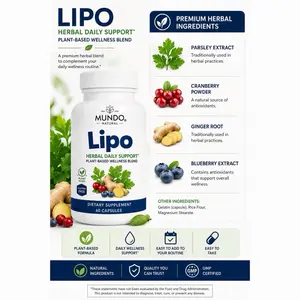 Lipo Herbal Daily Support Capsules | Plant-Based Wellness Blend