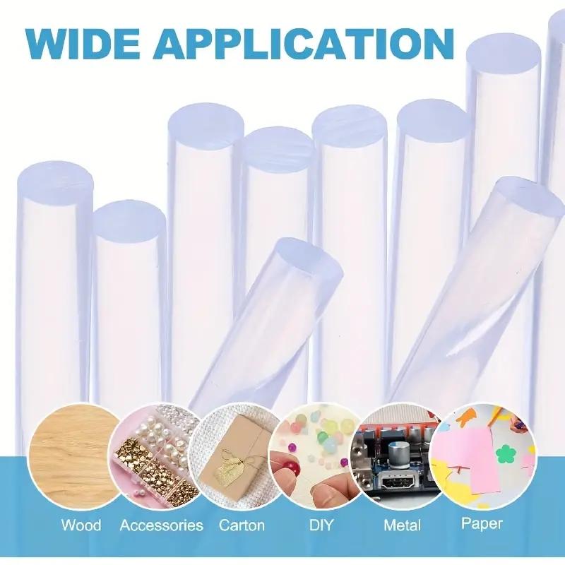 100pcs Transparent Hot Glue Sticks, 0.27x4 Inches, Ideal for Mini Glue Guns, DIY Repair & Craft Projects, Eva Material, Essential Tool, Gluesticks