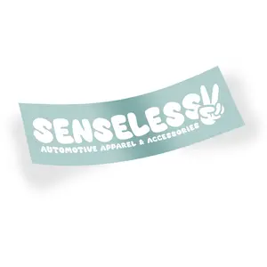 Senseless Bubble Logo Vinyl Car Windshield Banner