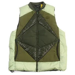 Pre-owned MONCLER Nylon Small Leather Goods Genius KIYOSE GILET Down Vest Green