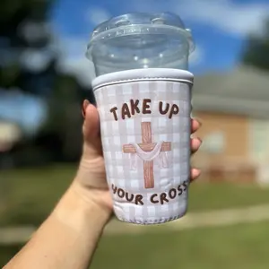 Take Up Your Cross Iced Drink Sleeve