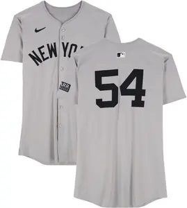 Tim Hill New York Yankees Game-Used #54 Gray Jersey vs. Cleveland Guardians on October 19, 2024 - Fanatics Authentic Certified