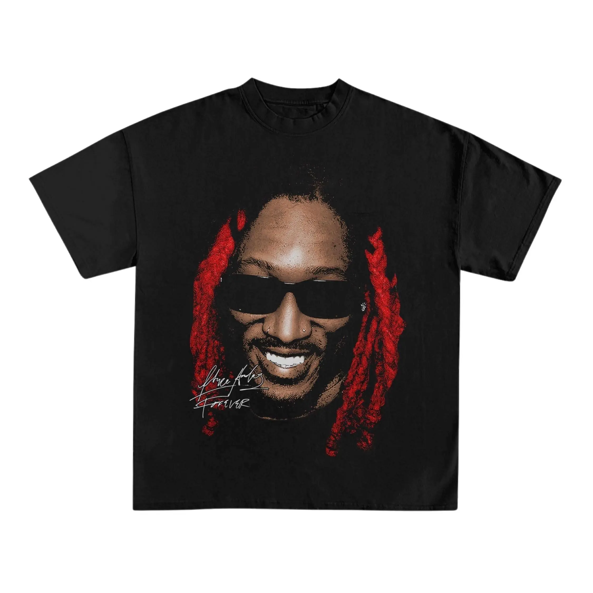 Future Hendrix Forever Vintage Red Hair Graphic Rap T-Shirt – Classic Trap Music Fan Tee