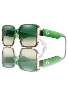 Unisex Fashionable Tinted Lens Sunglasses, Trendy Casual Sunglasses for Outdoor Sports, Fashion Accessories for Outdoor Travel Beach, Fashionable Frames Sunglasses