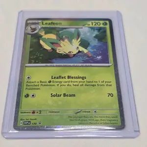 Leafeon SVP 170 Promo Holo Cosmo Raw Card