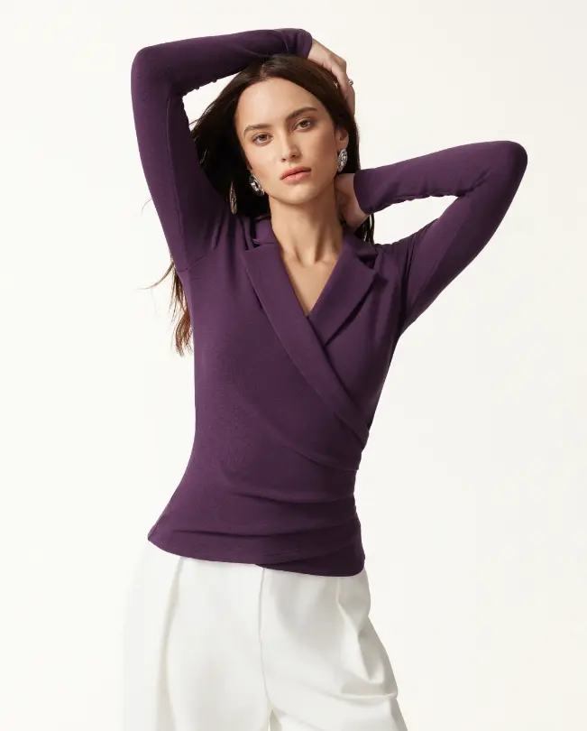ProWarm Collared Surplice Top