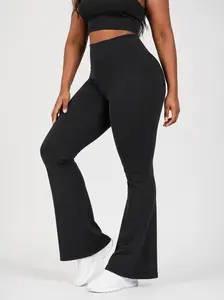 Sculpt Touch Women's High Waisted Flare Yoga Pants – Tummy Control Stretch Bootcut Leggings for Workout, Lounge & Everyday Wear