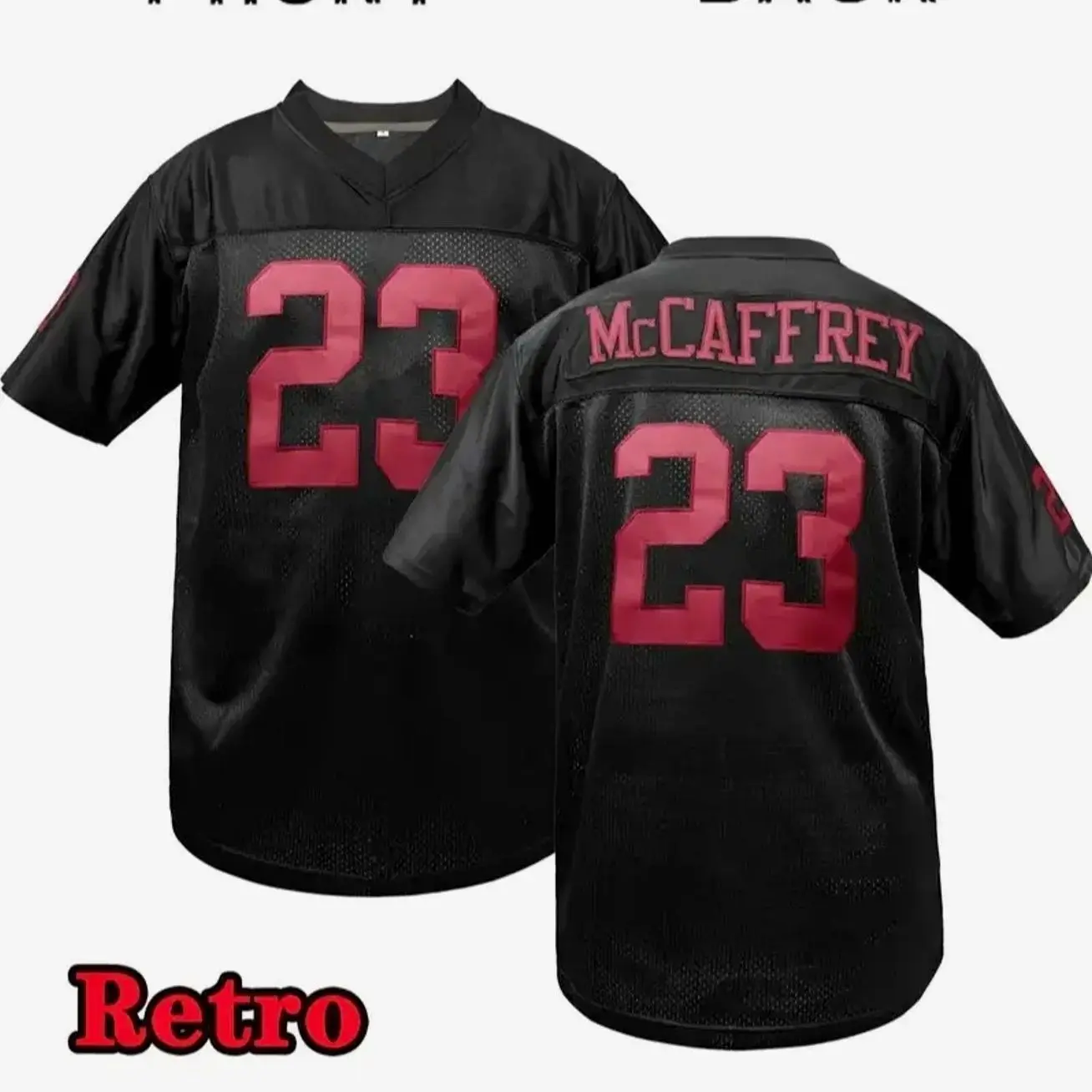 Men's 49Retro Football jersey, Sports Tops, Purdy #13 #23 Embroidered San Francisco Jersey, short sleeved V-neck polyester fabric, quick drying and breathable, suitable for all seasons, casual, training and street style rugby enthusiasts