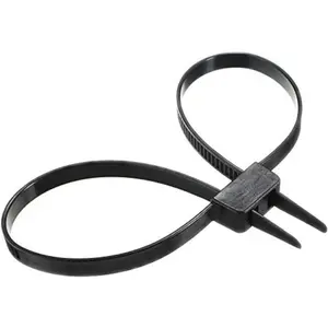 10 count Zip Tie Handcuffs, Heavy Duty Nylon  Zip Cuffs Plastic Law Enforcement Double Flex Cuffs, 27.5", 250-lb