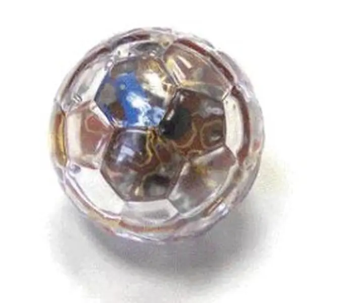 Ethical Cat 40016 Motion Sensor Plastic Toy - Ball Shape Motion Activated Rainbow Ball