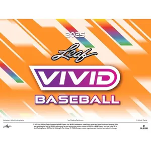 2025 Leaf Vivid Baseball Hobby Box