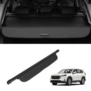 【fathersdaygift】VEVOR Retractable Cargo Cover for Honda, Upgraded Waterproof Trunk Cover Security Shield Shade for Honda CRV 2023-2024, UV Resistant Rear Trunk Cover with Aluminum Alloy & PVC Material
