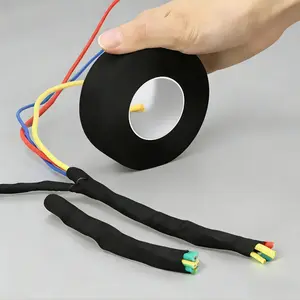 High-Temperature Resistant Insulation Tape, Waterproof & Fireproof Fabric Adhesive Roll, Heavy-Duty Industrial Use, Cable Protection