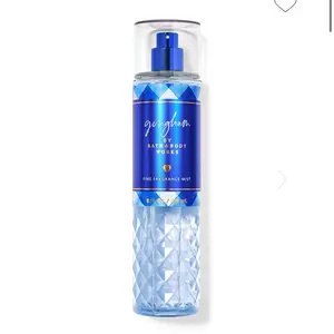 Bath & Body Works Gingham Fine Fragrance Mist 8 fl oz - Blue Diamond Patterned Bottle with Spray Top