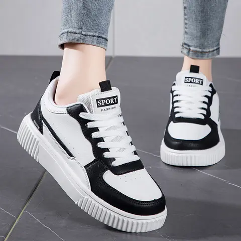 Women's Walking SneakersLow Top Lace-Up Casual Sports Shoes Comfortable Casual Athletic Non-Slip Running Fashion Sneakers Springfresh Summer Vibes
