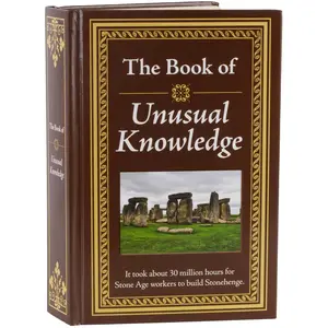 The Book of Unusual Knowledge: Big Book of Fascinating Facts & Information | Hardcover Gift for Trivia Buffs, Curious Minds, Adults, Dad & Knowledge Seekers No Brand