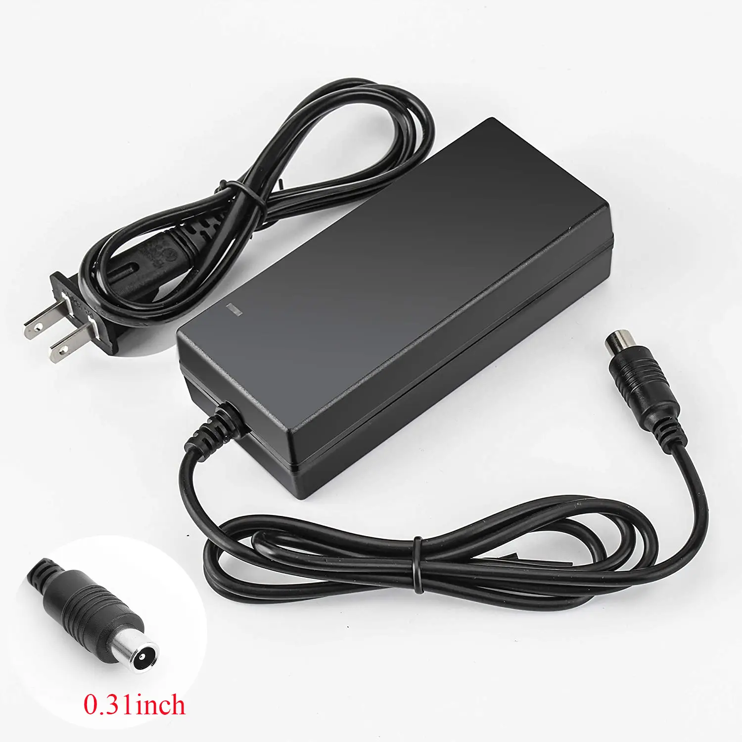 42V 1.5A Bird Electric Scooter Replacement Charger with Cable, US Plug Portable Plug-and-Play Power Adapter, Overload Guard Multi-Protection, Durable Universal Fit for ES1L, ES2, ES4, E22 Skateboarding Gear, Durable Construction, Safety Features