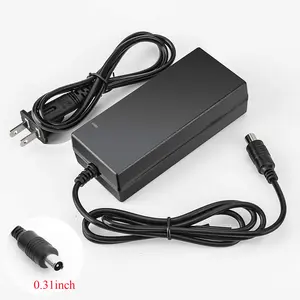 42V 1.7A Electric Scooter Charger, Overload Safe Replacement Power Adapter for ES2, ES4, E22, ES1L with Multiple Protections, Portable Cable, Plug-and-Charge Functionality