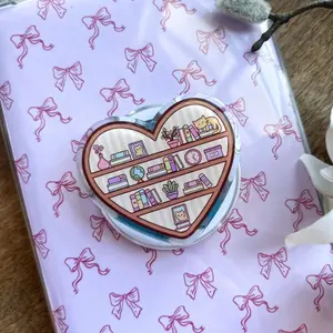 Cute Bookshelf Kindle Phone Grip, Library Kindle Accessories, Bookish Merch Gift for Book Lover Magnetic Loop Grip and Stand pop  grip sticky  phone  grip Mini Phone Grip cellphone  grip Expanding Magnetic Phone Grip Holder