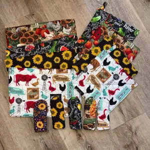 Handmade Pot Holders, Casserole Dish Pads, Pan Handle Holders for Cooking & Baking