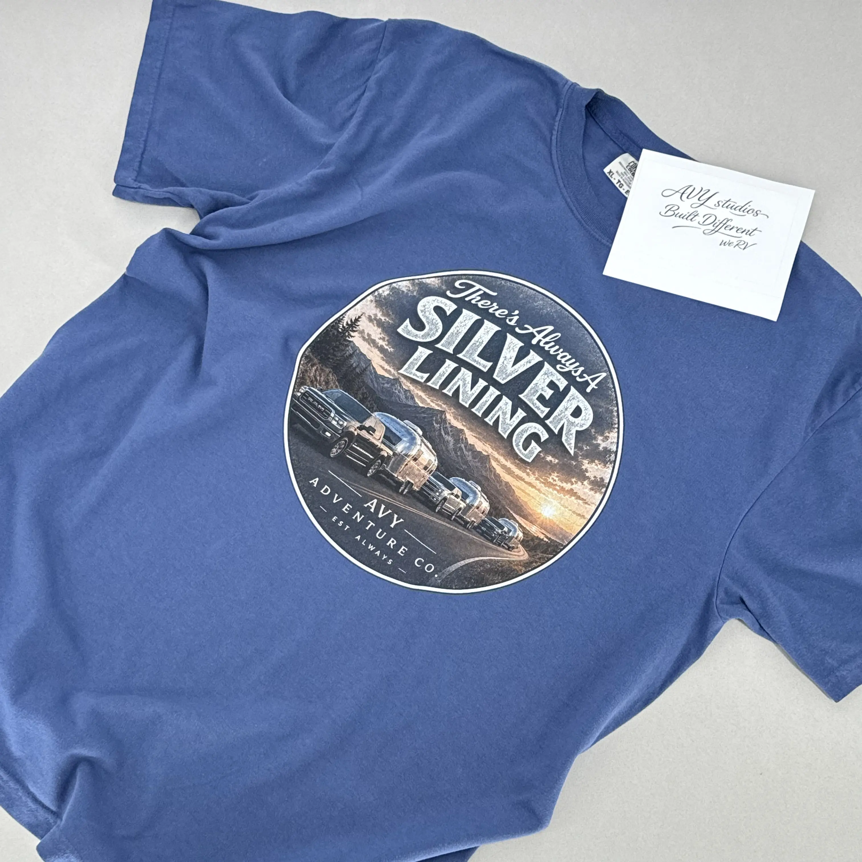 There's Always A Silver Lining Shirt | RV Camping Adventure Tee