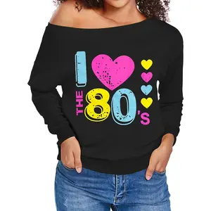 Sweatshirt for Women Off The Shoulder Tops Long Sleeve Sweatshirts Oversized Sweaters ShirtsGift
