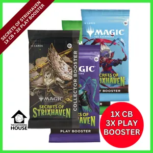 1x CB & 3x Play / 2x CB & 6x Play - Secrets of Strixhaven - Booster Pack (SOS) MTG - Magic the Gathering (Pre-sale - arrive no earlier than 4/17/26)
