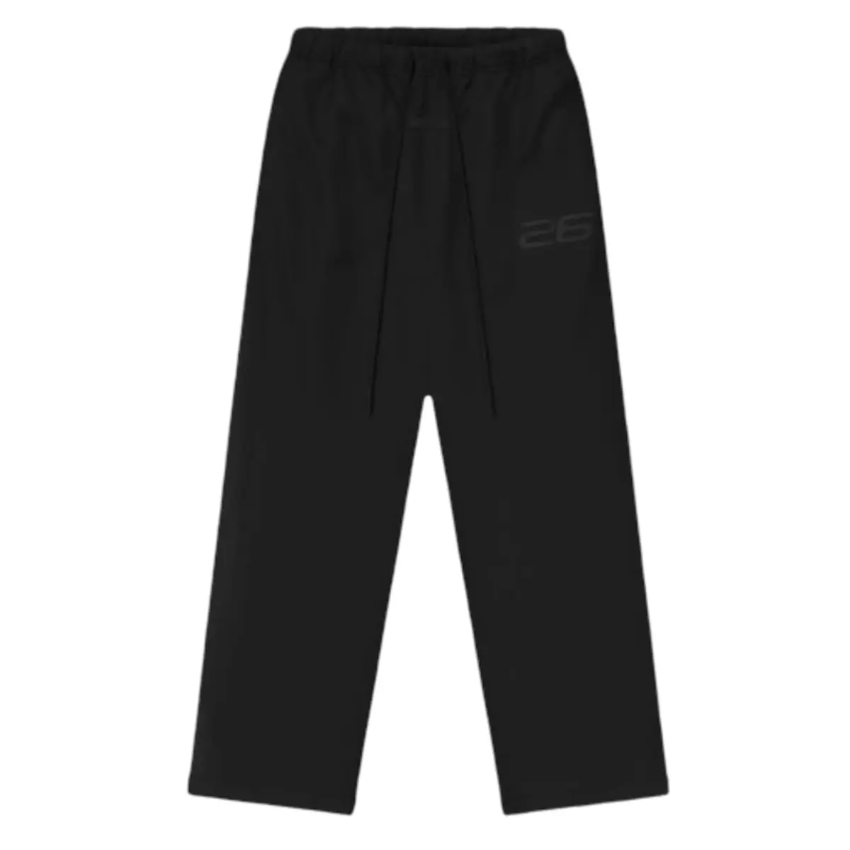 Fear of God Essentials Satin Fleece Lounge Sweatpant Vintage Black Men's Fashion Pants New