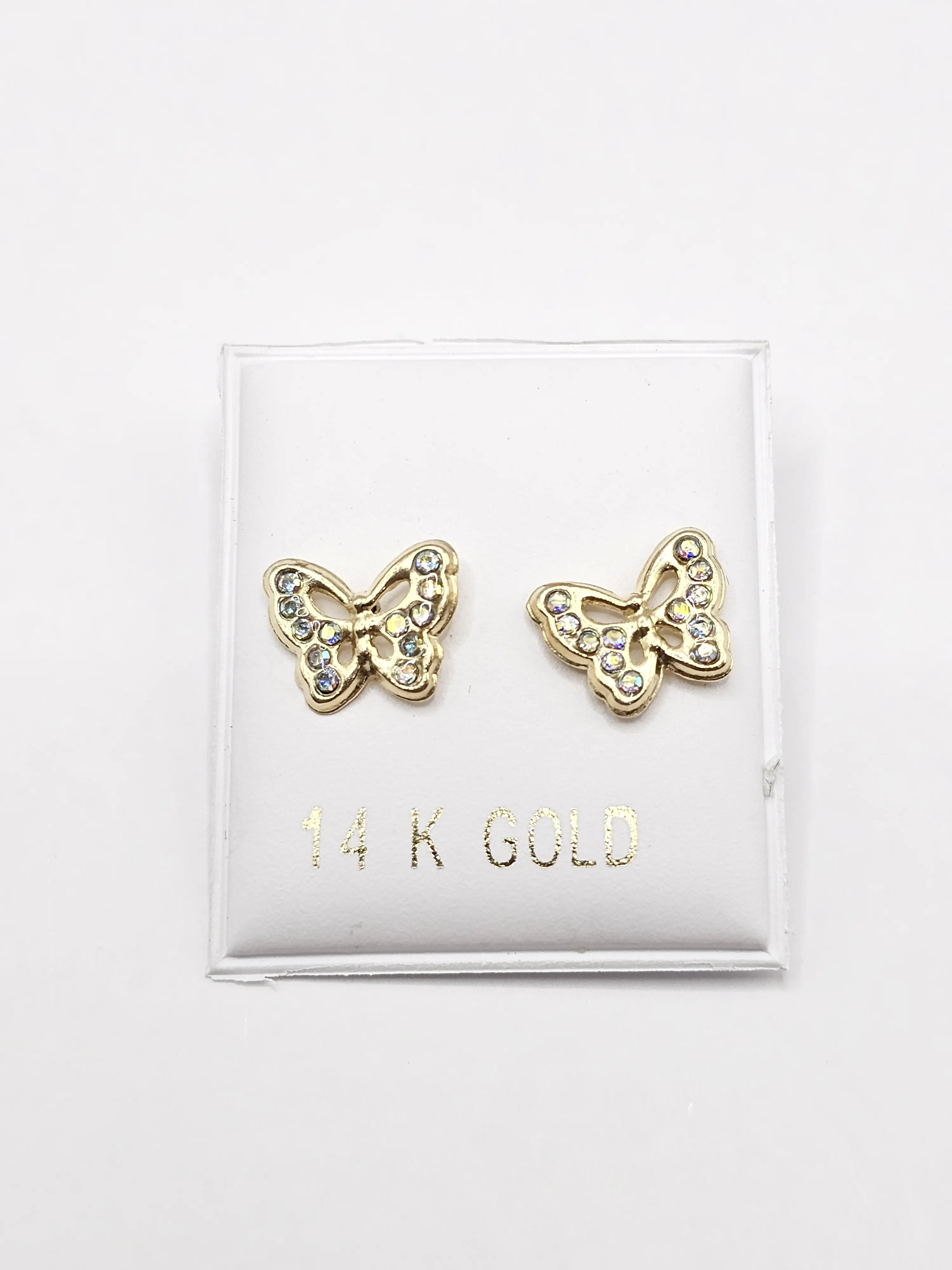 14K Gold Earring - Butterfly