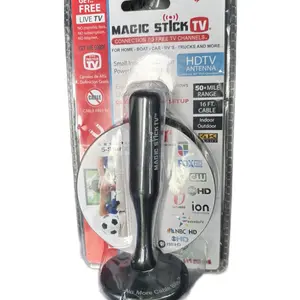 Antena de TV Magic Stick HDTV Con Canales LOCALES for Smartphone - 3D Access to Local and Remote Audio Options for Any TV Interior or Exterior