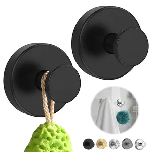 No glue left Suction Cup Hooks for Shower(2 PCS), Removable Towel Hooks for Bathroom Window Glass Door Wall,Bath Robe Looafh Wreath Hook for Hanging,christmas gift ideas Windows,