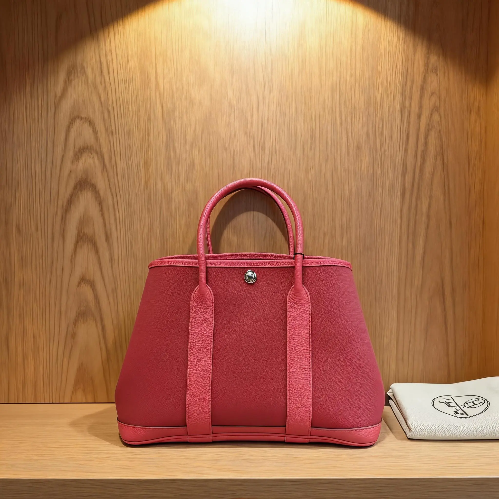 Pre-owned HERMÈS HERMES Canvas Shoulder Bag I0719381814