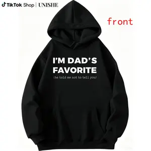 Long Sleeve Golf Hoodie "I'm Dad's Favorite" – Unisex Summer Gift for Kids