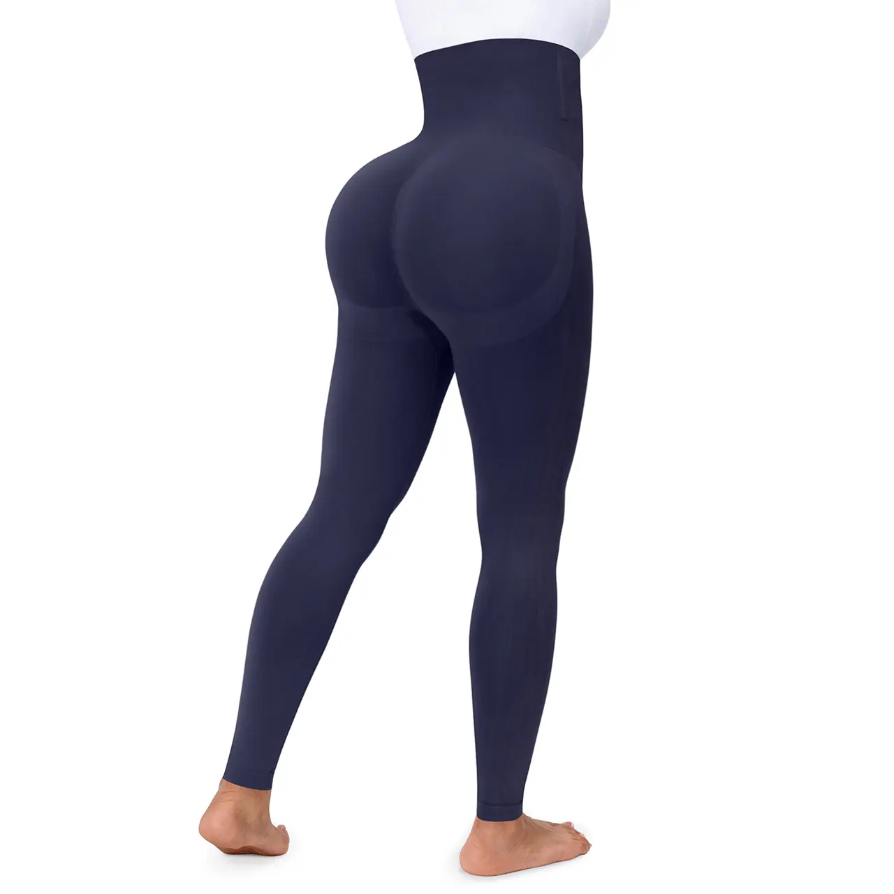 SHAPELLX Butt Lifting Leggings High Waisted Tummy Control Leggings Seamless Workout Running Yoga Pants Non-See-Through